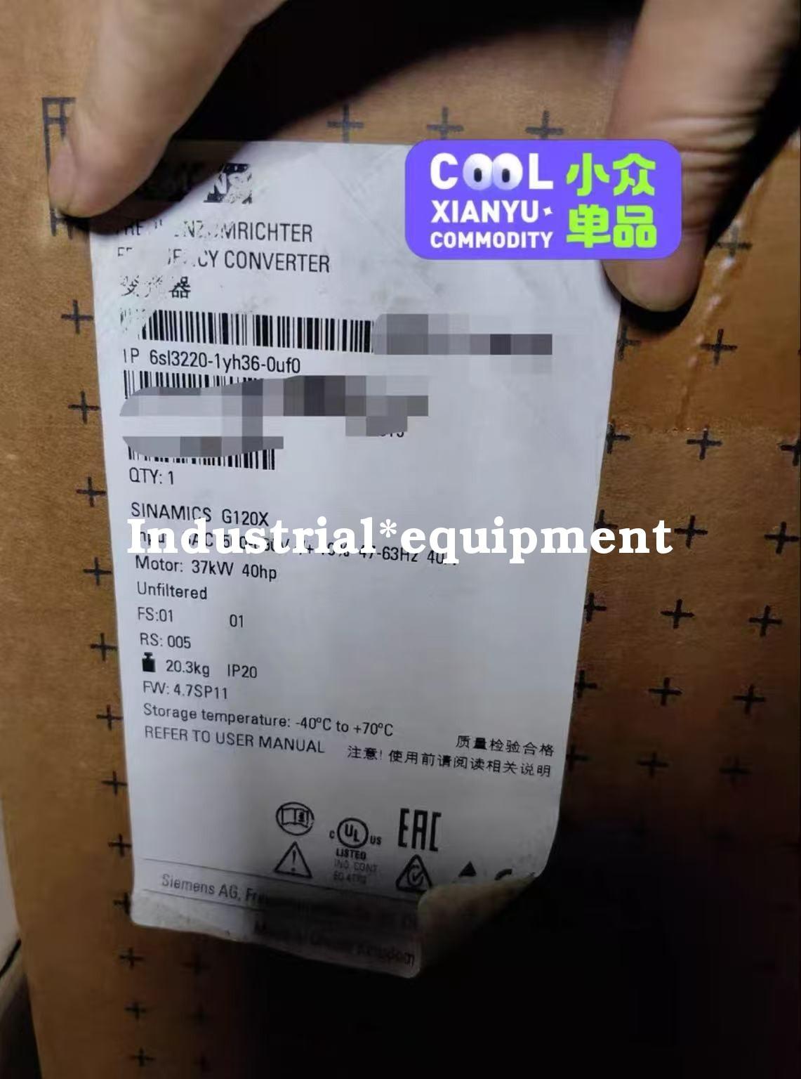 G120X IP20 500...690V 37kW FSD UF