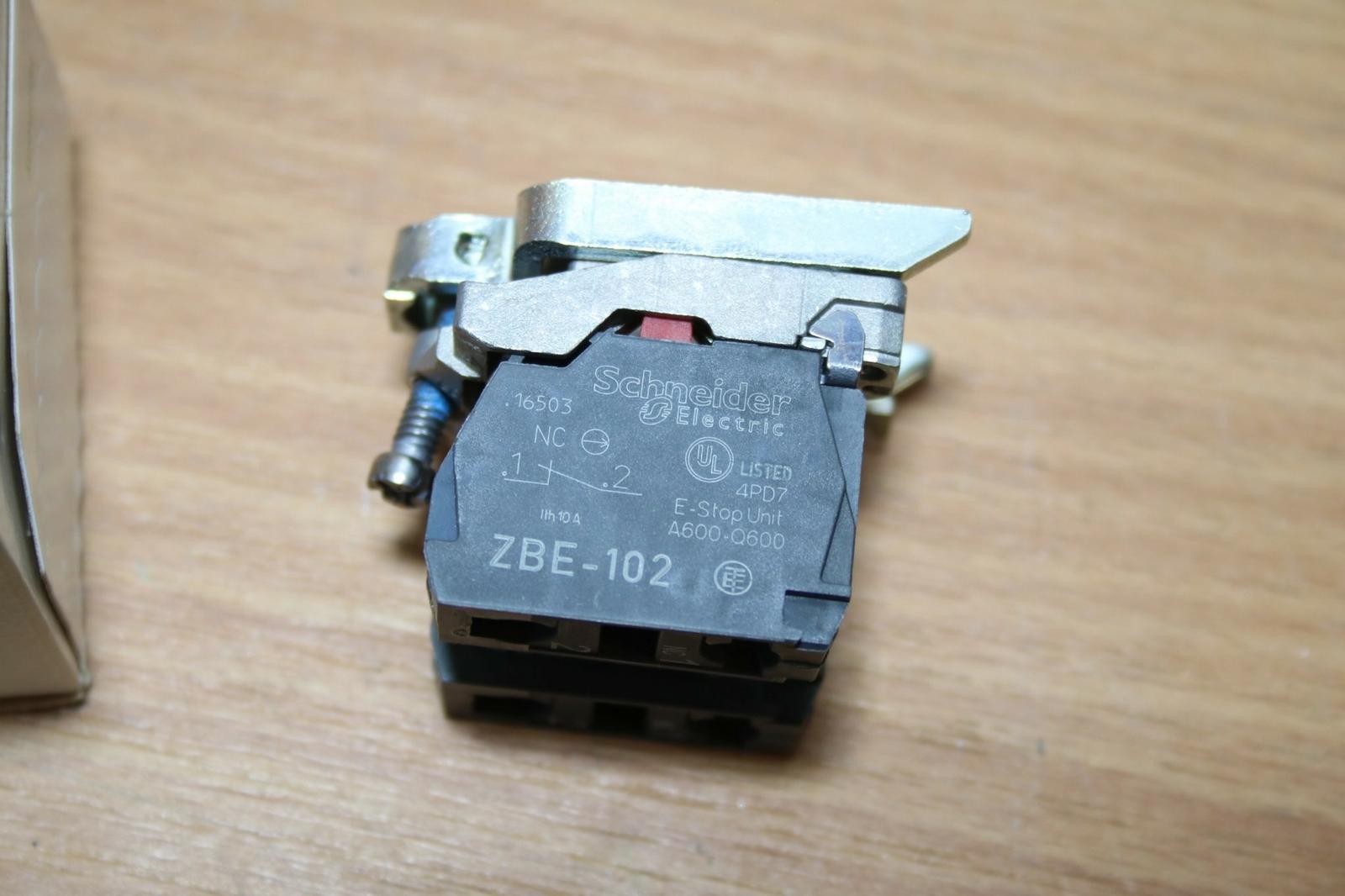 Harmony, 22mm Push Button, XB4B operators, contact block, with mounting collar, 2 NC, screw clamp terminal