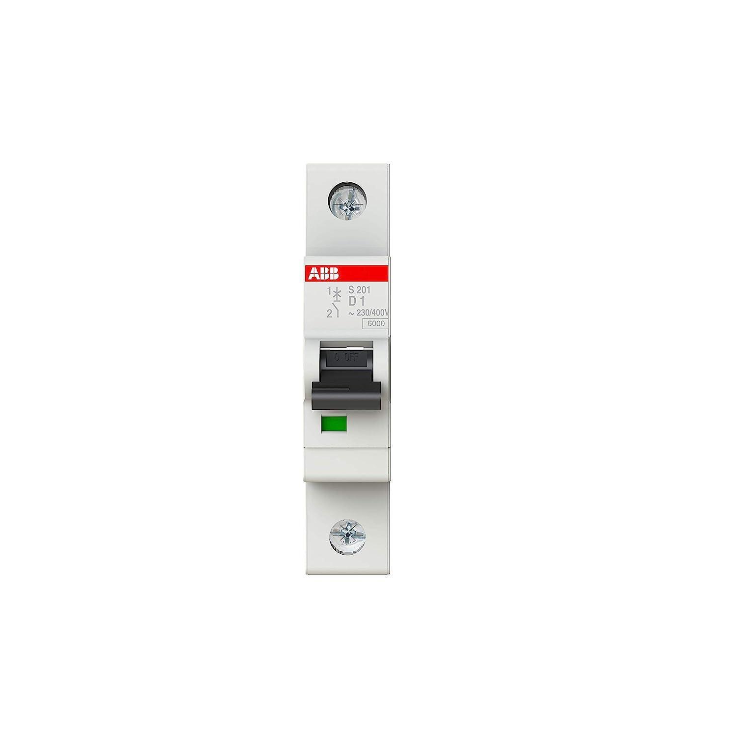 S201-D1 Miniature Circuit Breaker - 1P - D - 1 A