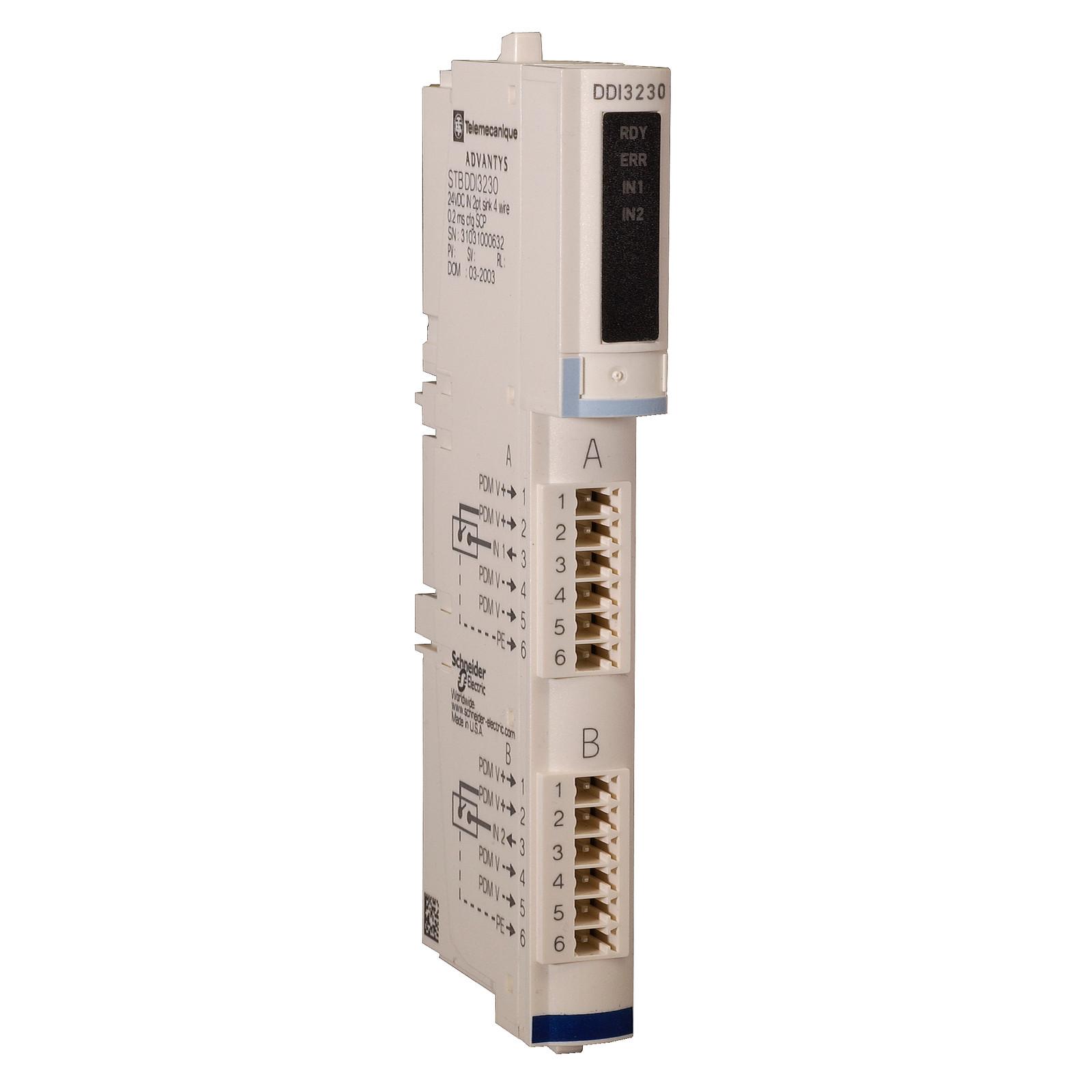 standard digital input kit - Modicon STB - 24 V DC - 2 I