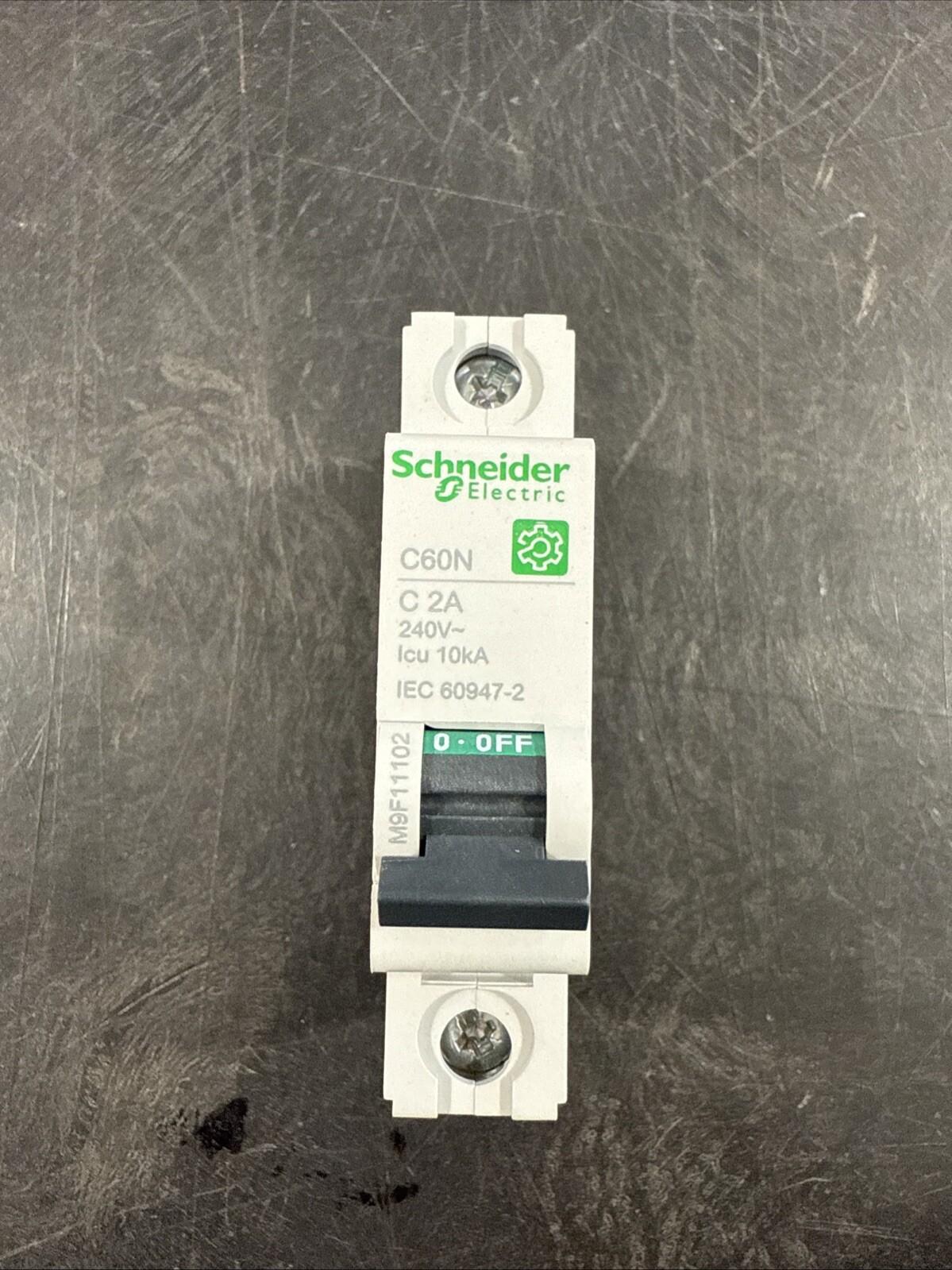 Miniature circuit breaker (MCB), Multi9 C60N, 1P, 2A, C curve, 10kA (IEC/EN 60947-2)