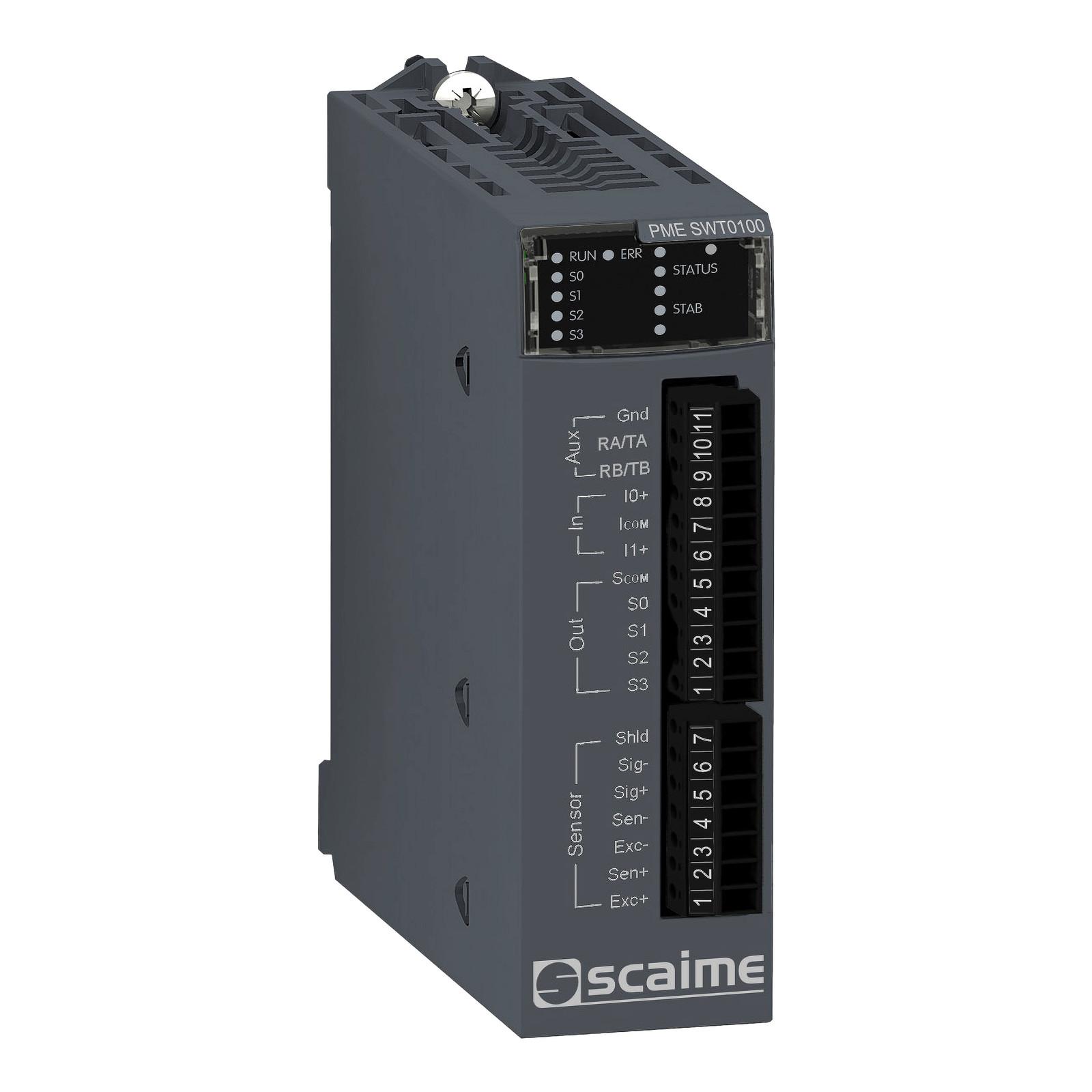 partner module, Modicon X80, Ethernet system weighing transmitter, 1 channel