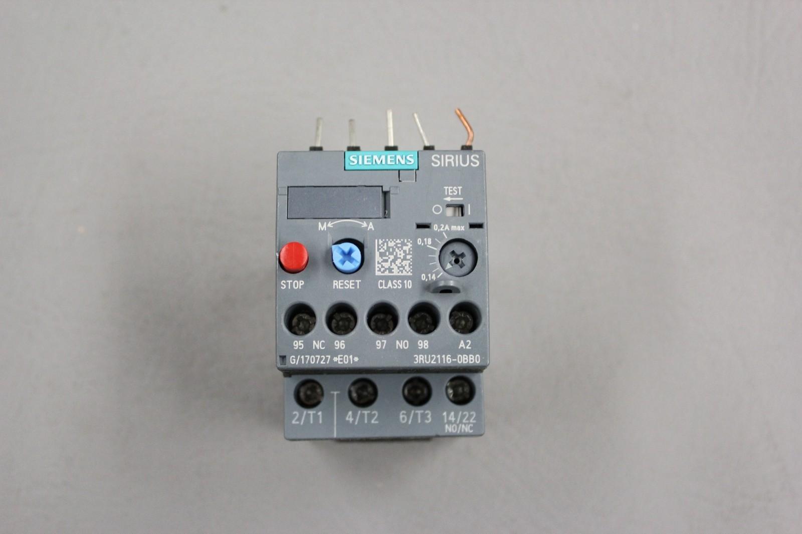 OVERLOAD RELAY CL10 S00 0.14-0.2A SCREW