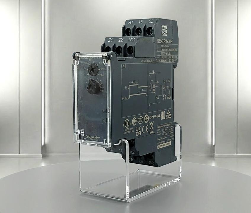 single function relay, Harmony Timer Relays, 5A, 2CO, 0.05s…10min, delay on de energization, 24...240V AC DC