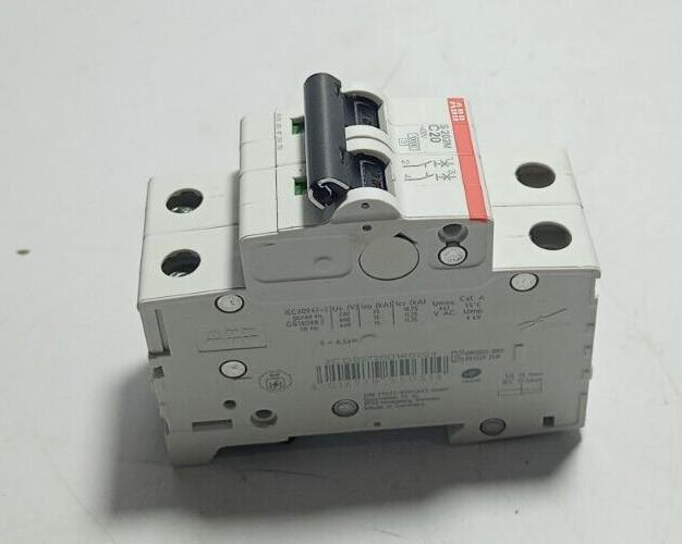 S202M-C20 Miniature Circuit Breaker - 2P - C - 20 A