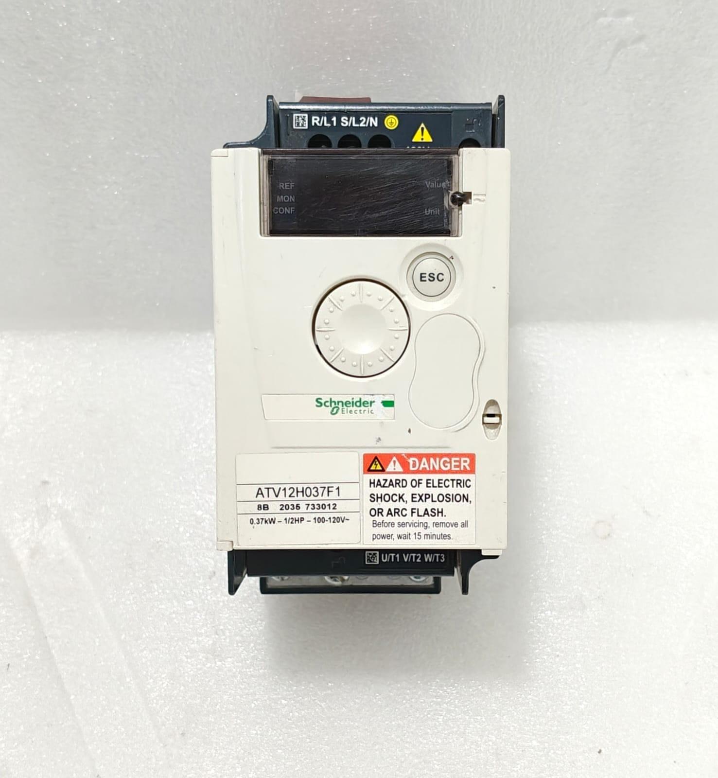variable speed drive, Altivar 12, 0.37kW, 0.55hp, 100 to 120V, 1 phase, with heat sink