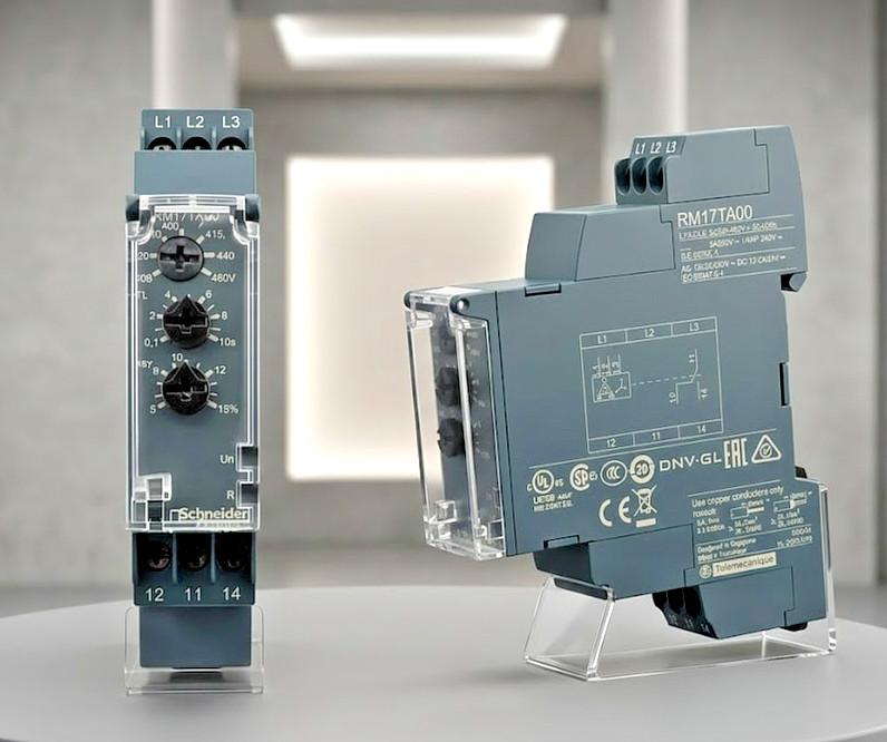 3-phase control relay, Harmony Control Relays, 5A, 1CO, 208...480V AC