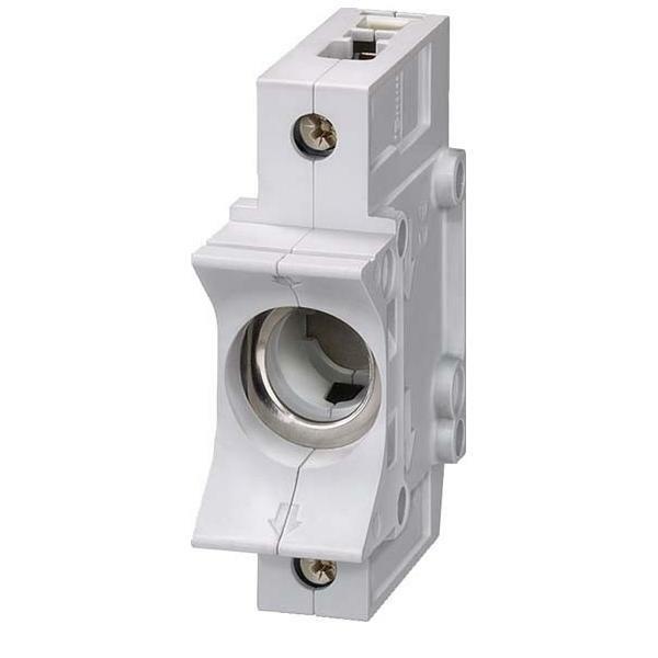 NEOZED FUSE BASE, 63A, 1-POLE, ELEV.TERM.