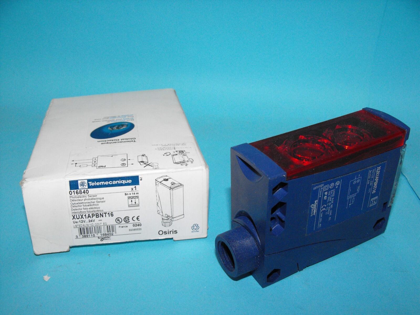 Photoelectric sensors XU, XUX, reflex, Sn 14 m, 12...24 VDC, terminals