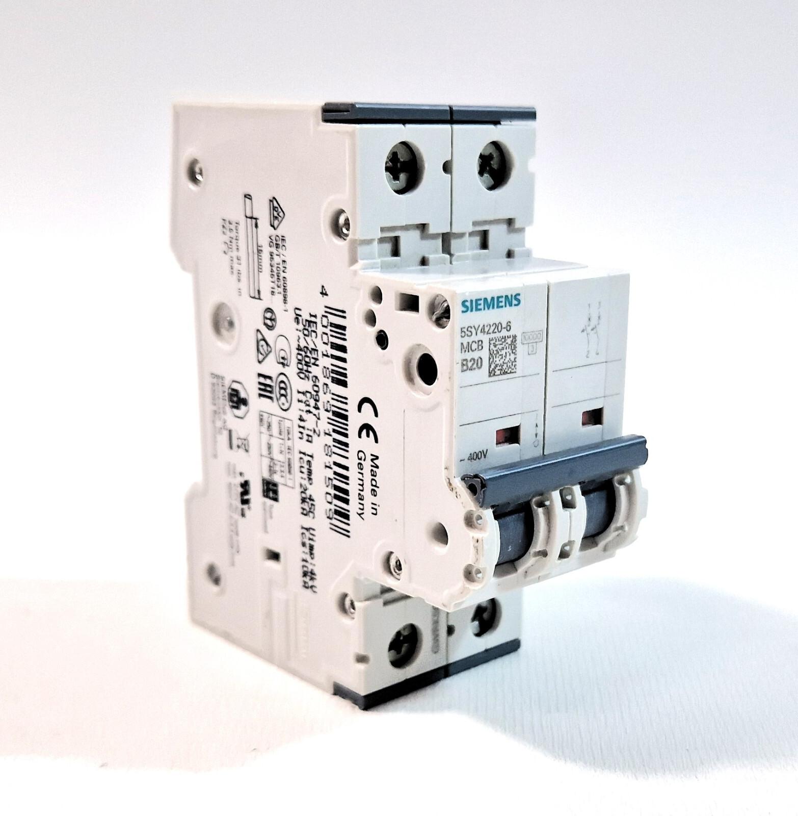 SUP PTOR 5SY4 2P 480V 20A 5K B-TRIP