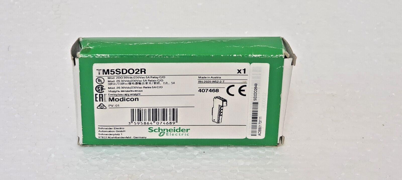 Discrete output module, Modicon TM5, digital 2O, 30 V DC/230 V AC, 5 A, relay, 2 C/O