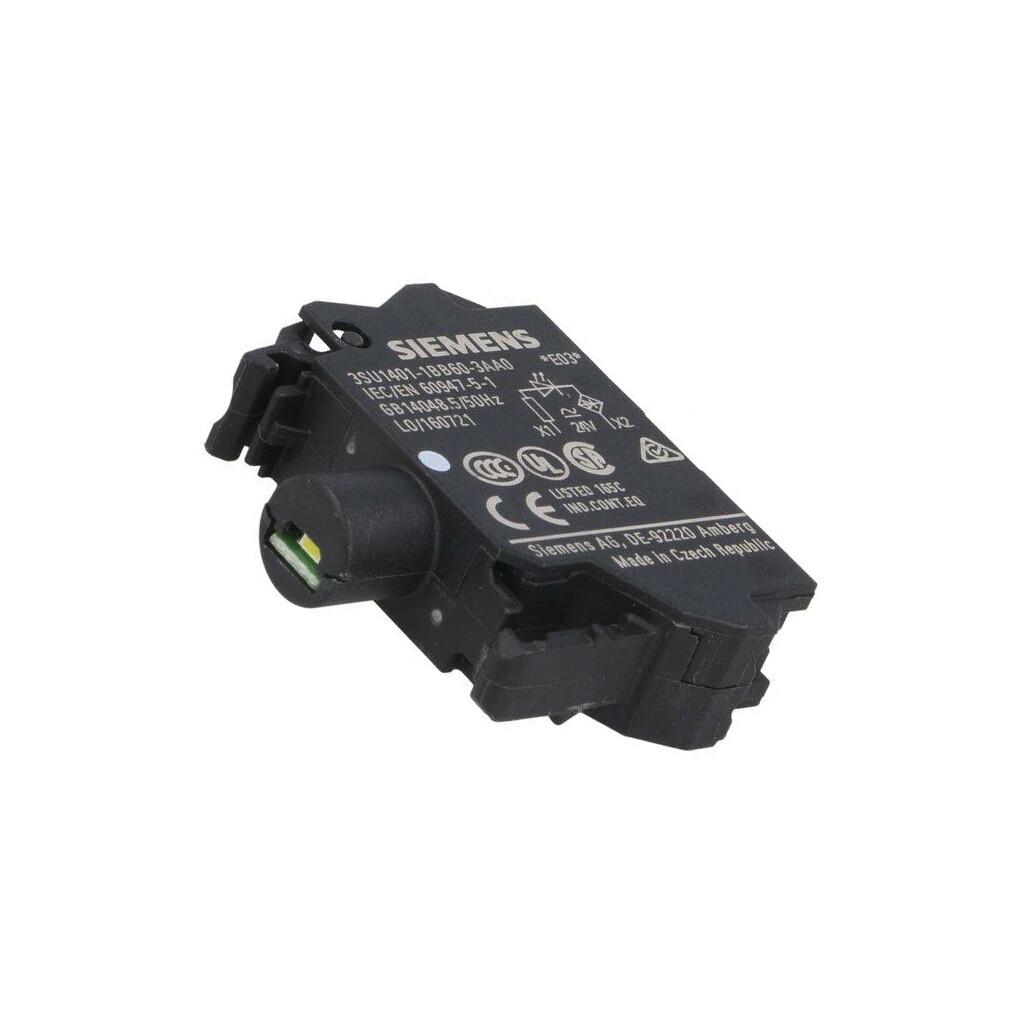 LED MODULE, WHT, 24V UC, W/CAGE CLAMP
