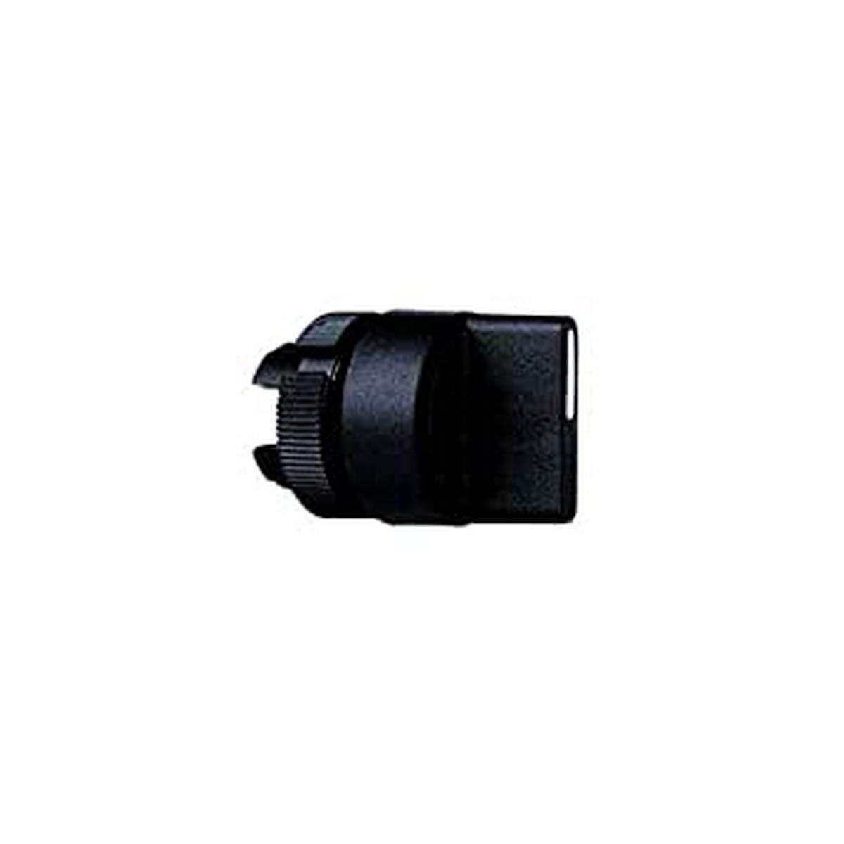 Selector switch, Harmony XAC, plastic, black handle, 2 positions, unmarked