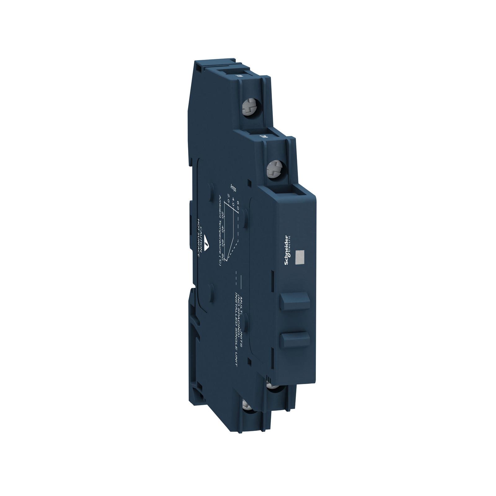 single phase relay, Harmony Solid State Modular Relays, 6A, DIN rail mount, random switching, input 4 to 32V DC, output 48 to 600V AC