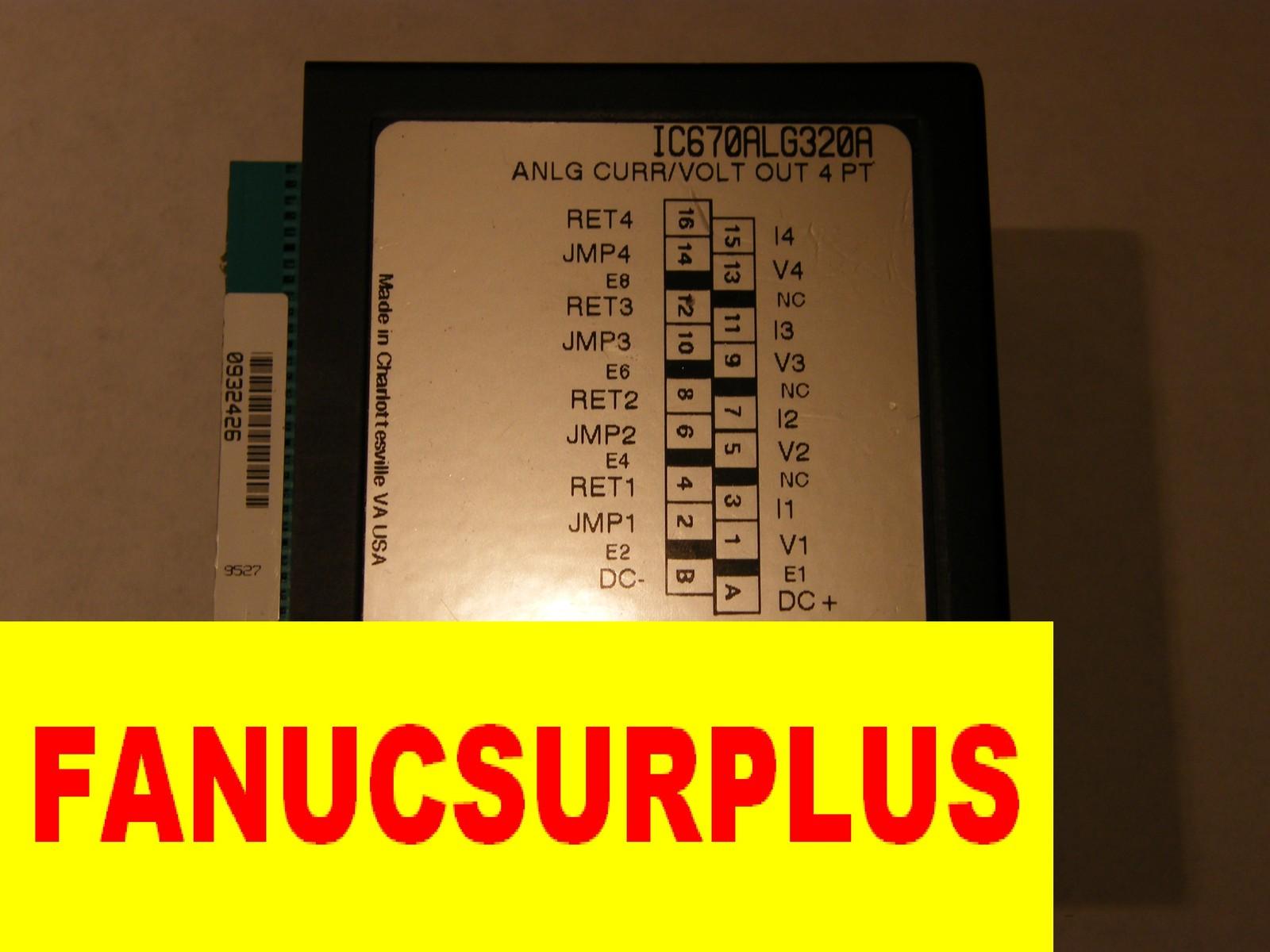 GE IC670ALG320C IC670ALG320J IC670ALG320