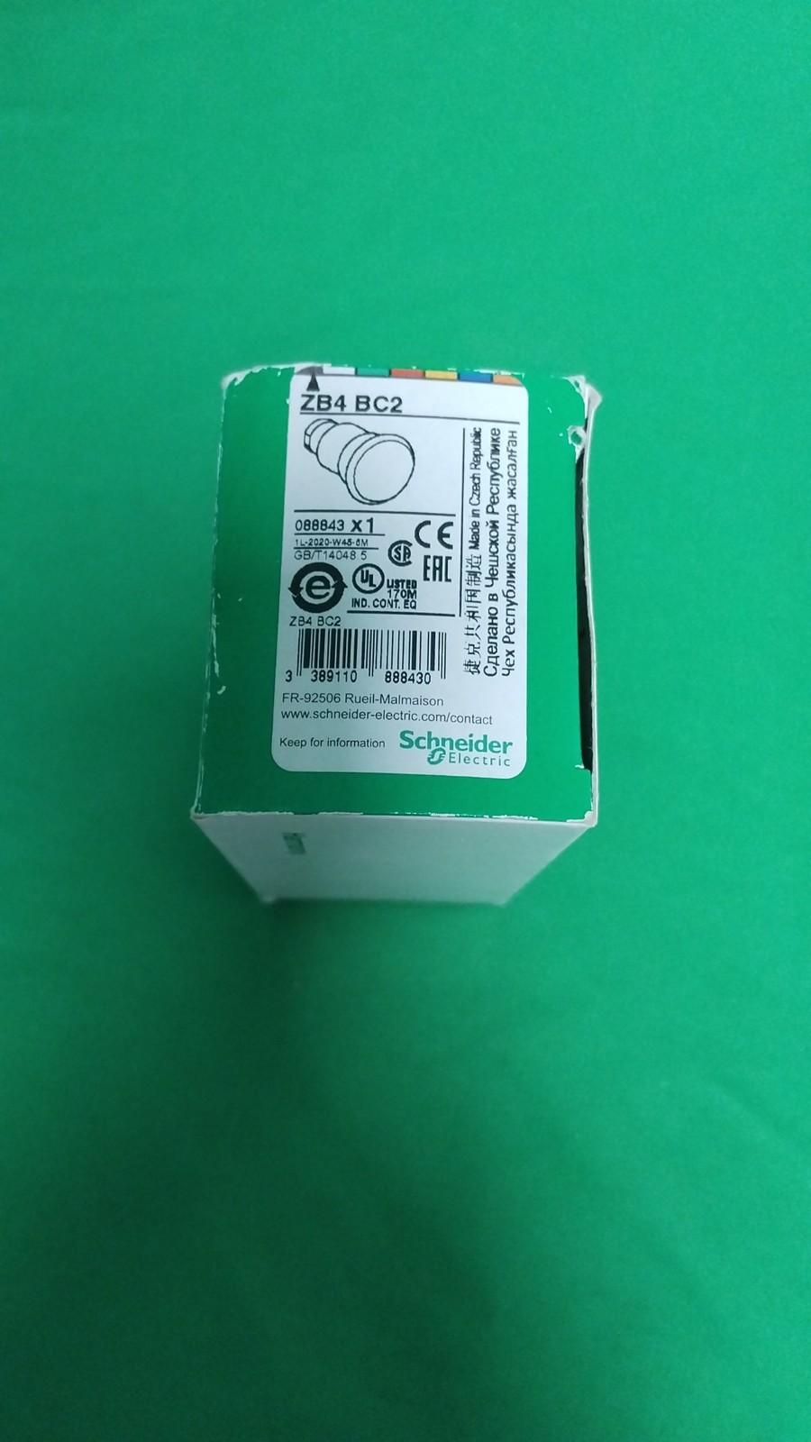 Head for non illuminated pushbutton, Harmony XB4, mushroom 40mm, metal, black, 22mm, spring return