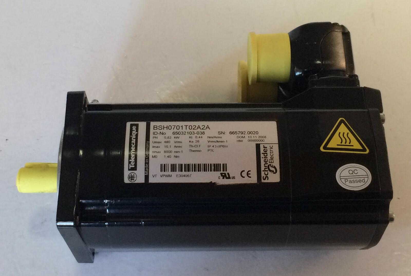 AC servo motor BSH, Lexium 05, 0.7N.m, 8000rpm, untapped shaft, without brake, IP50