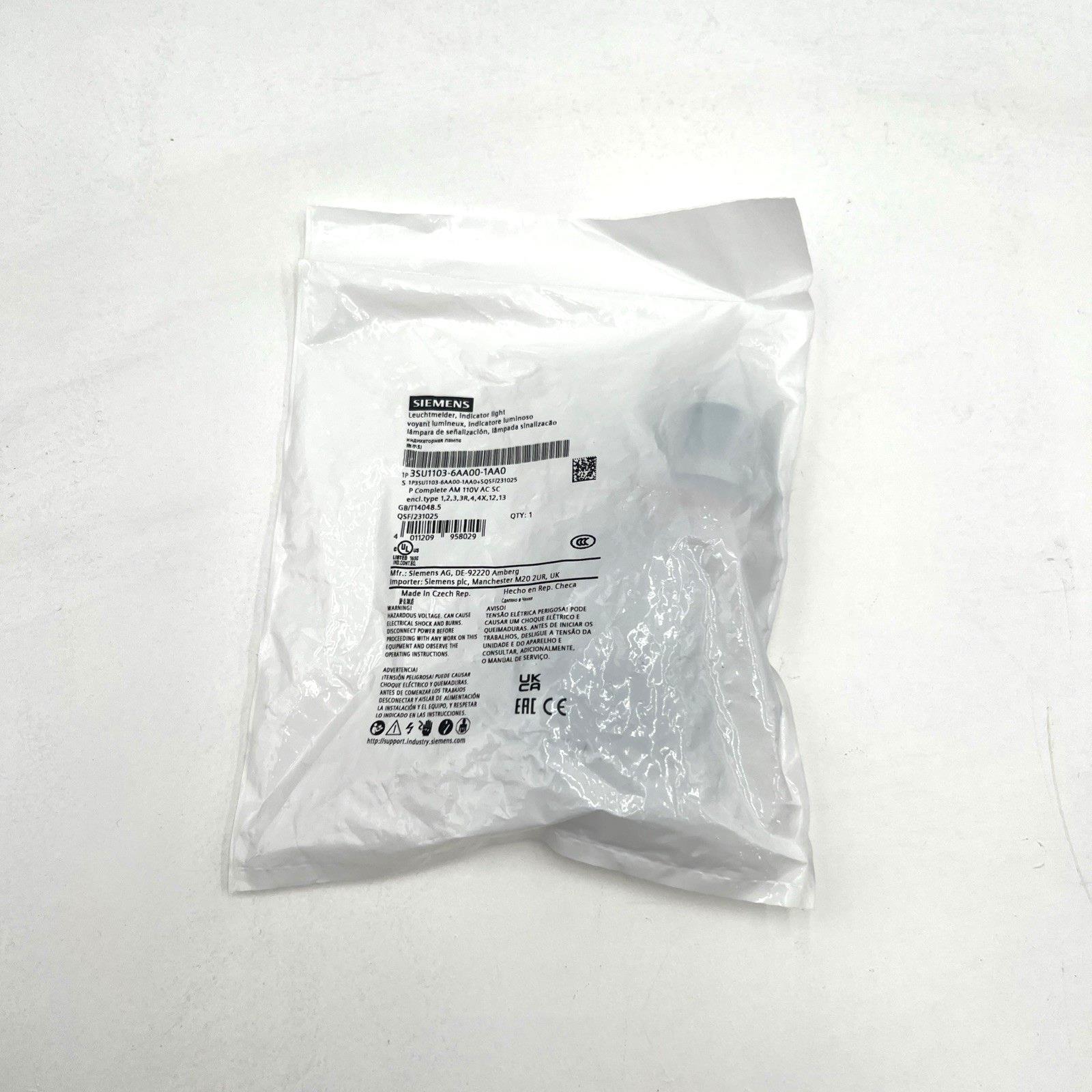 INDICATOR LIGHT, LED AMBER, 110V AC