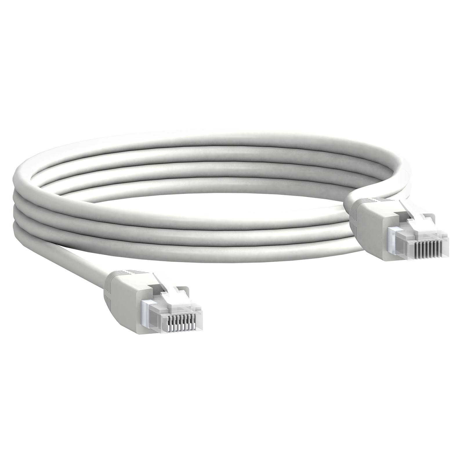 Communication cable, ComPacT, MasterPact, 2 x RJ45 male connectors, 5m length, set of 1 part