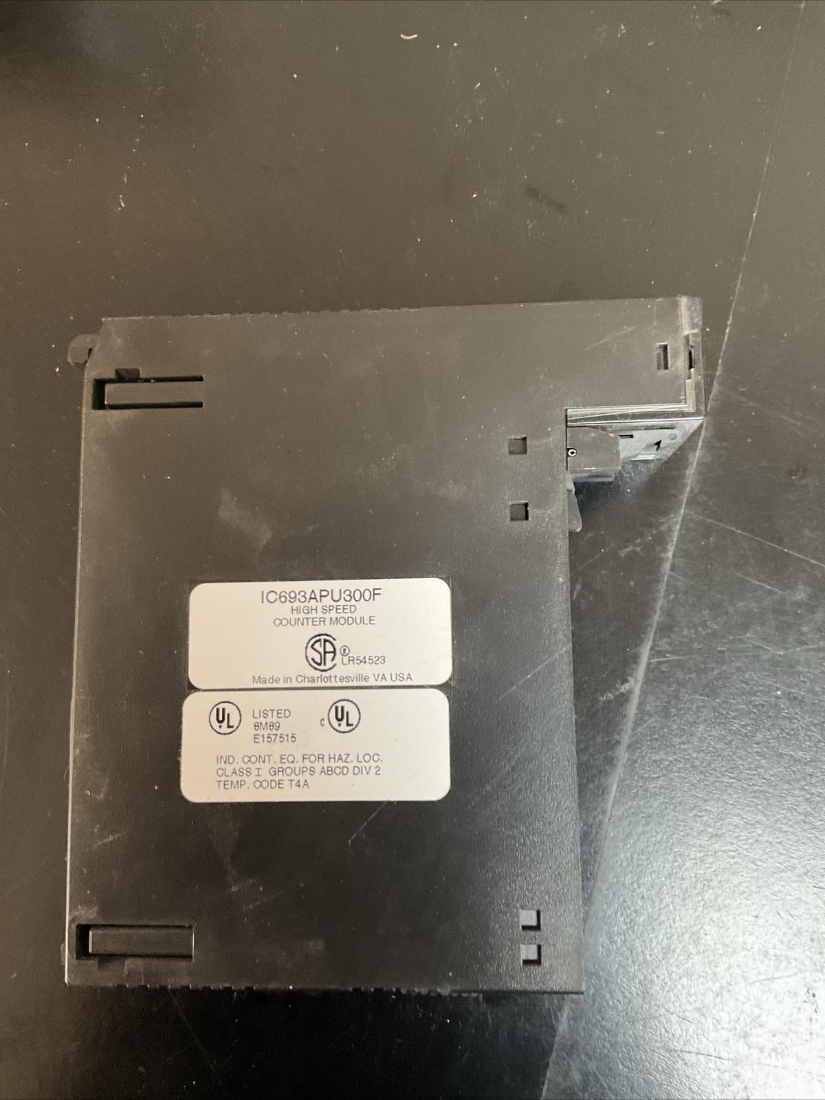 GE/Fanuc IC693APU300F Hi-Speed Counter Module