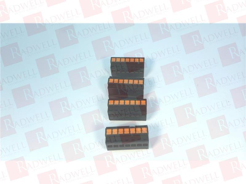 Connector Block. 7 Poles. Gold (4/PK)
