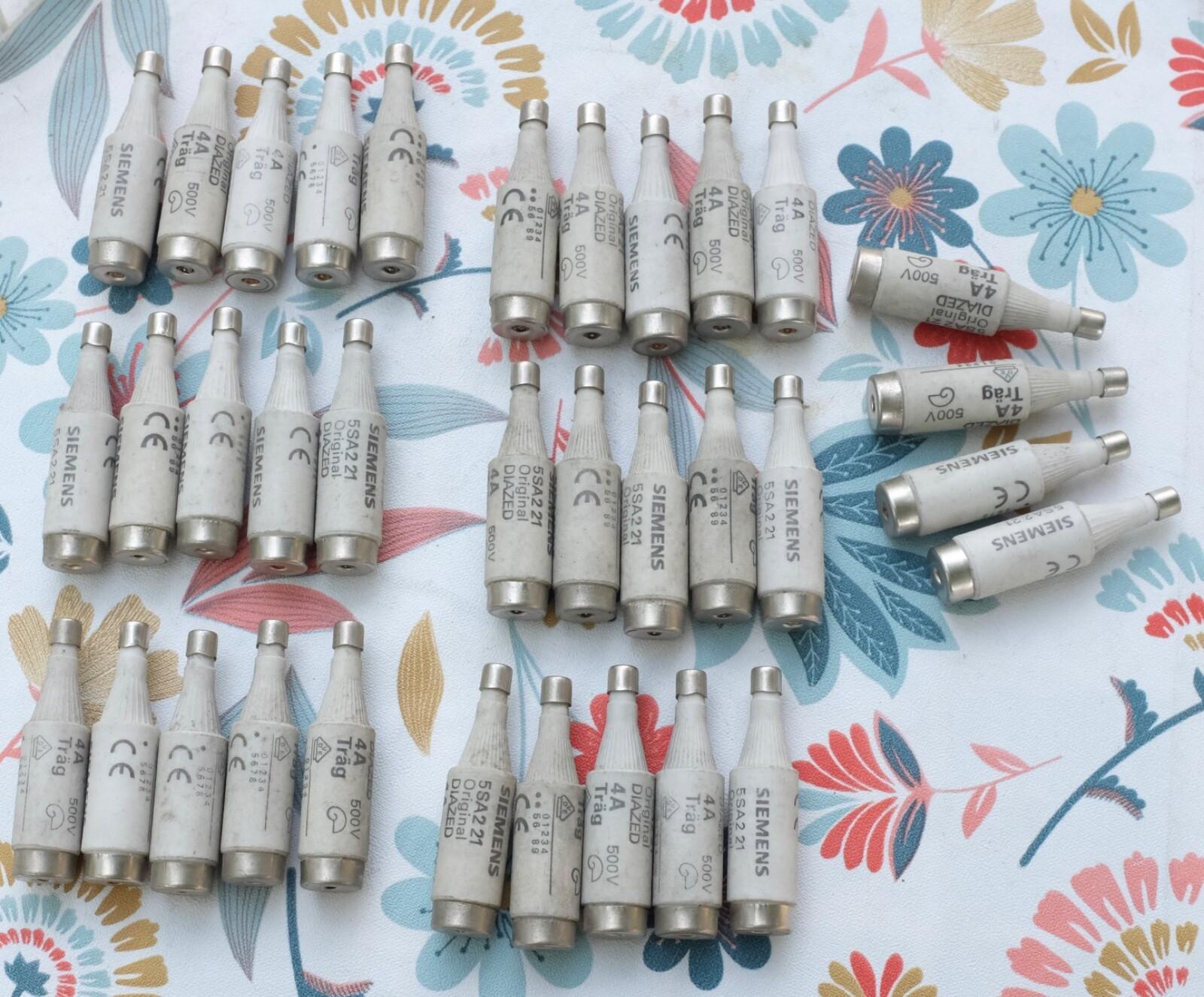 DIAZED FUSE LINK, 4A, AC/DC, 500V