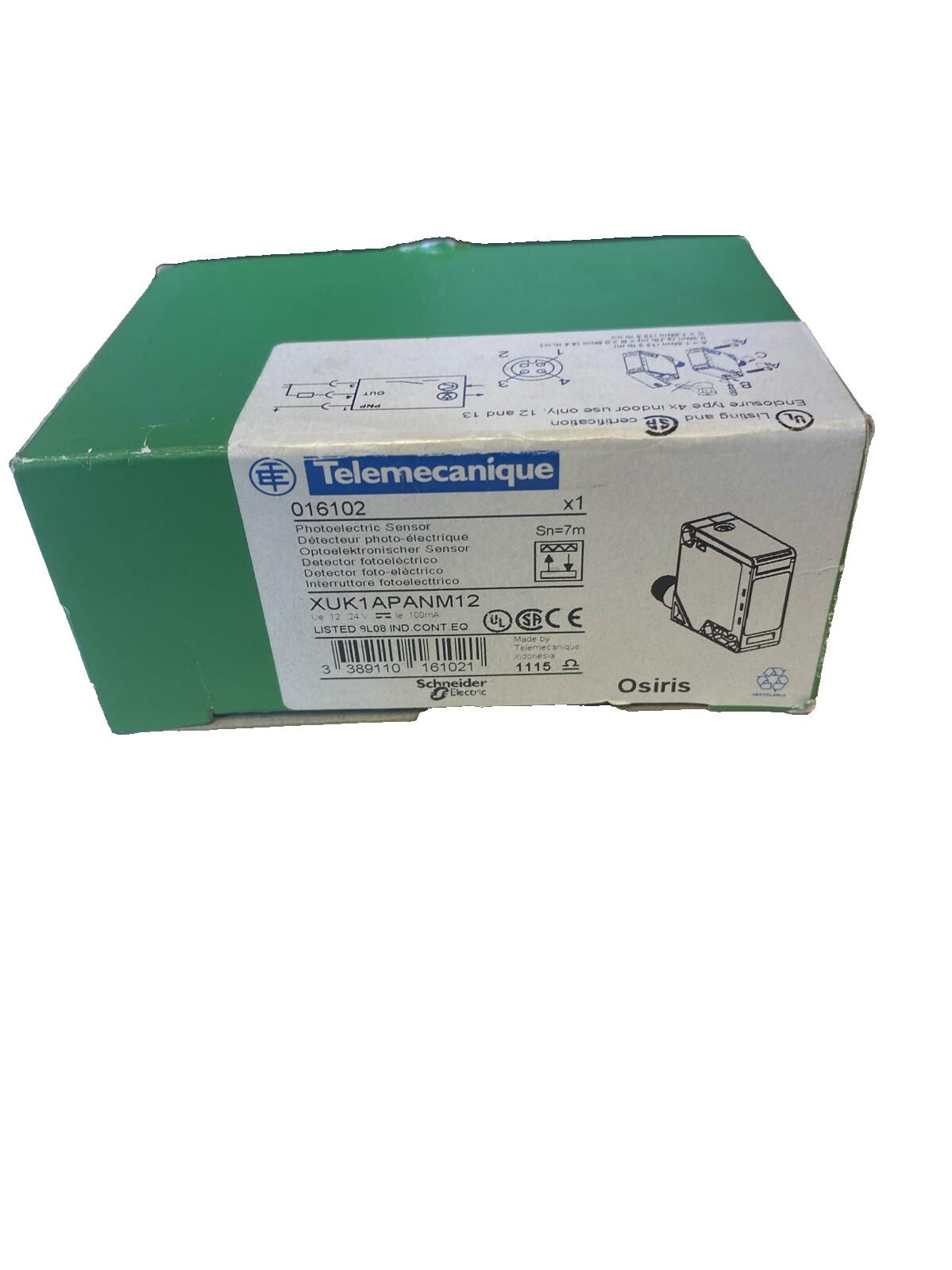 Photoelectric sensors XU, XUK, reflex, Sn 7 m, 12...24 VDC, M12