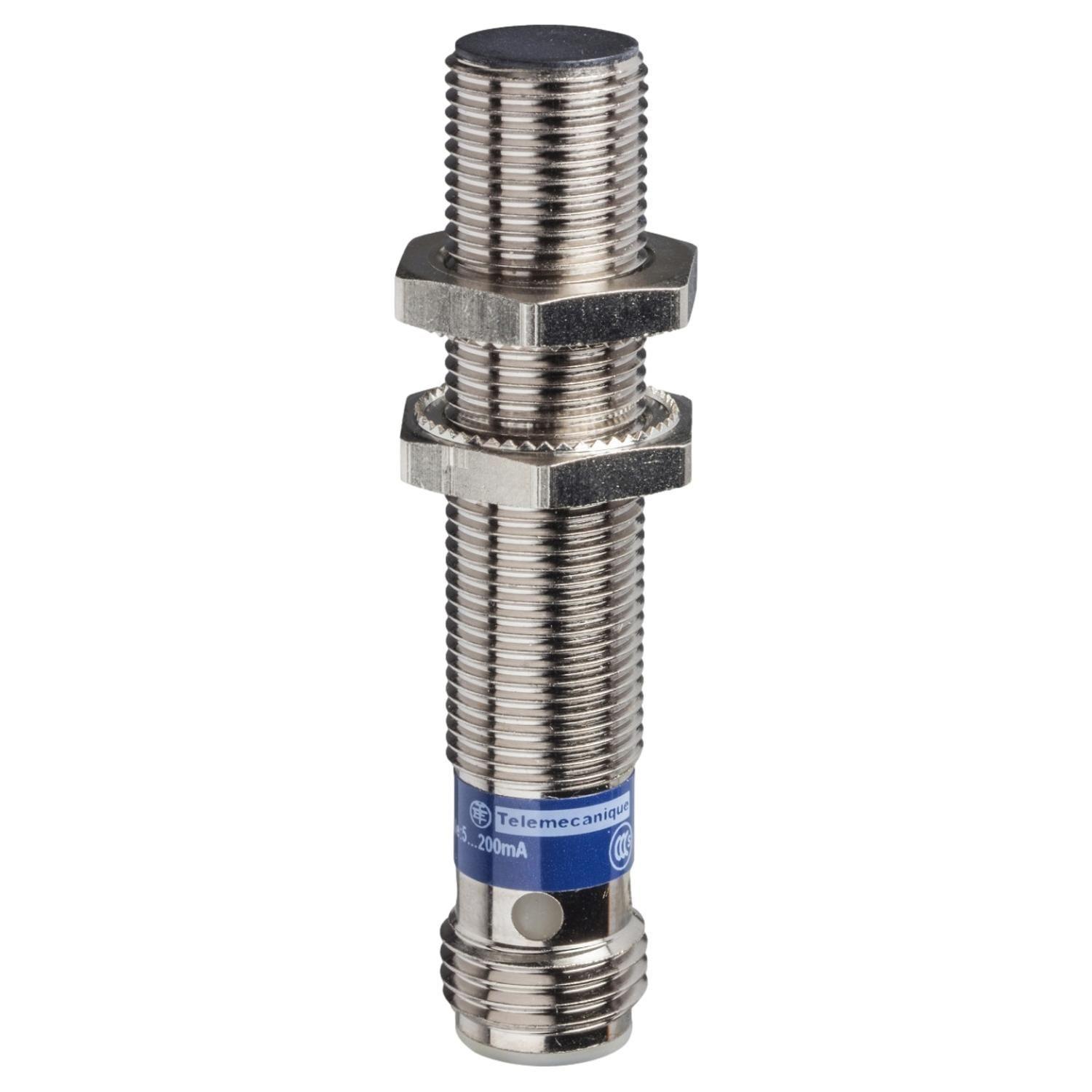 Inductive proximity sensors XS, inductive sensor XS6 M12, L50mm, brass, Sn4mm, 12...24 VDC, M12