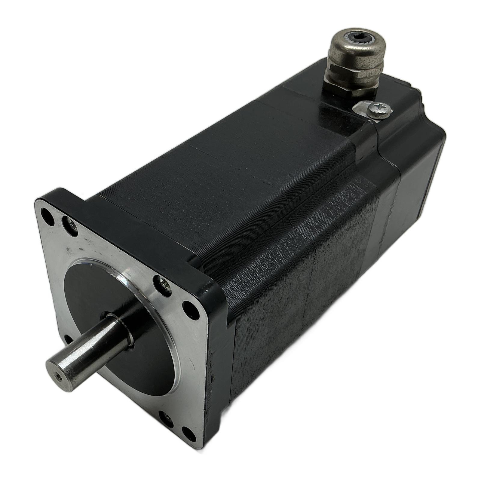 3-phase stepper motor - 6.78Nm - shaft Ã˜ 14mm - L=128 mm - w/o brake - term box