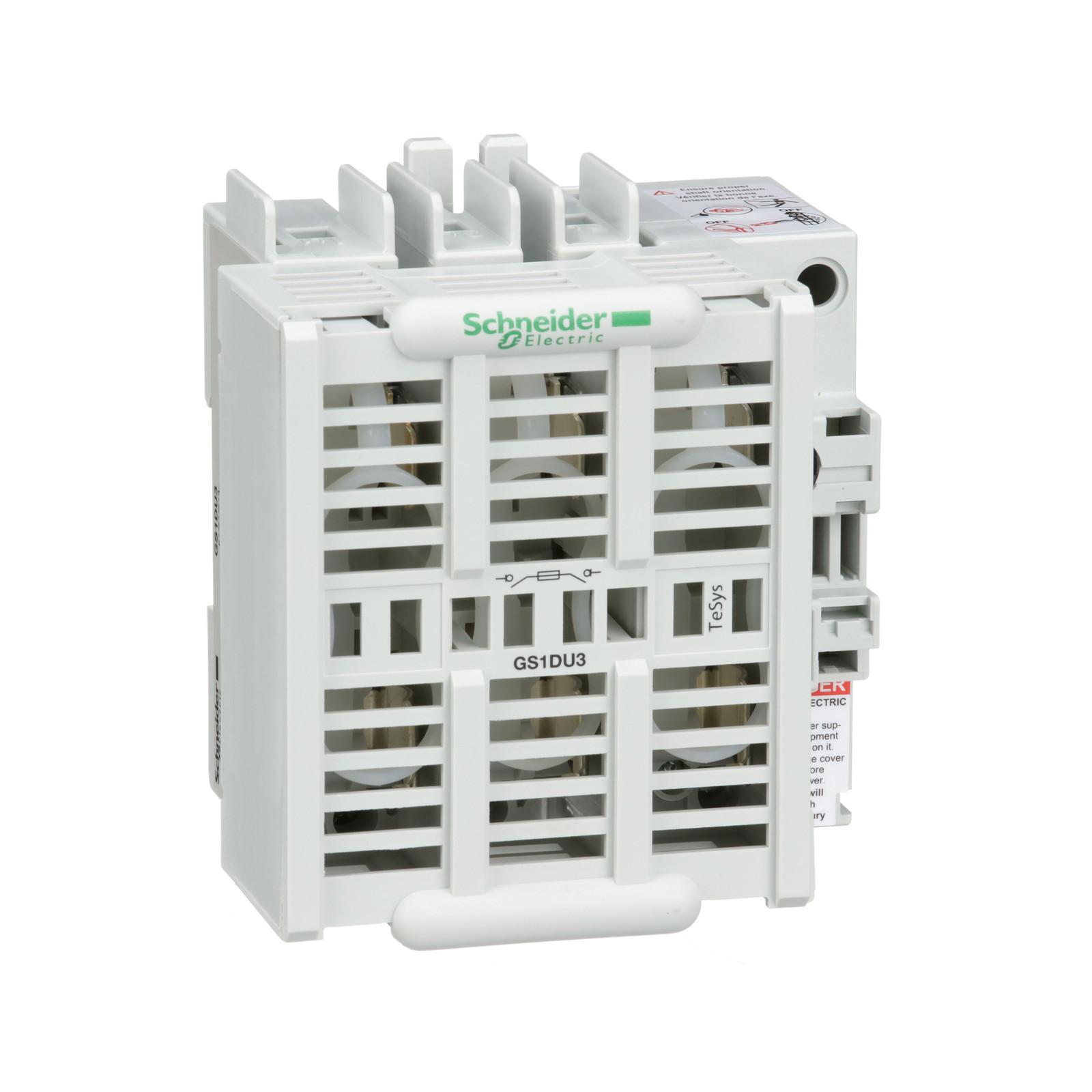 TeSys GS, disconnect switch, fuse, 3 P, 600 V, UL 30 A, Type J fuse