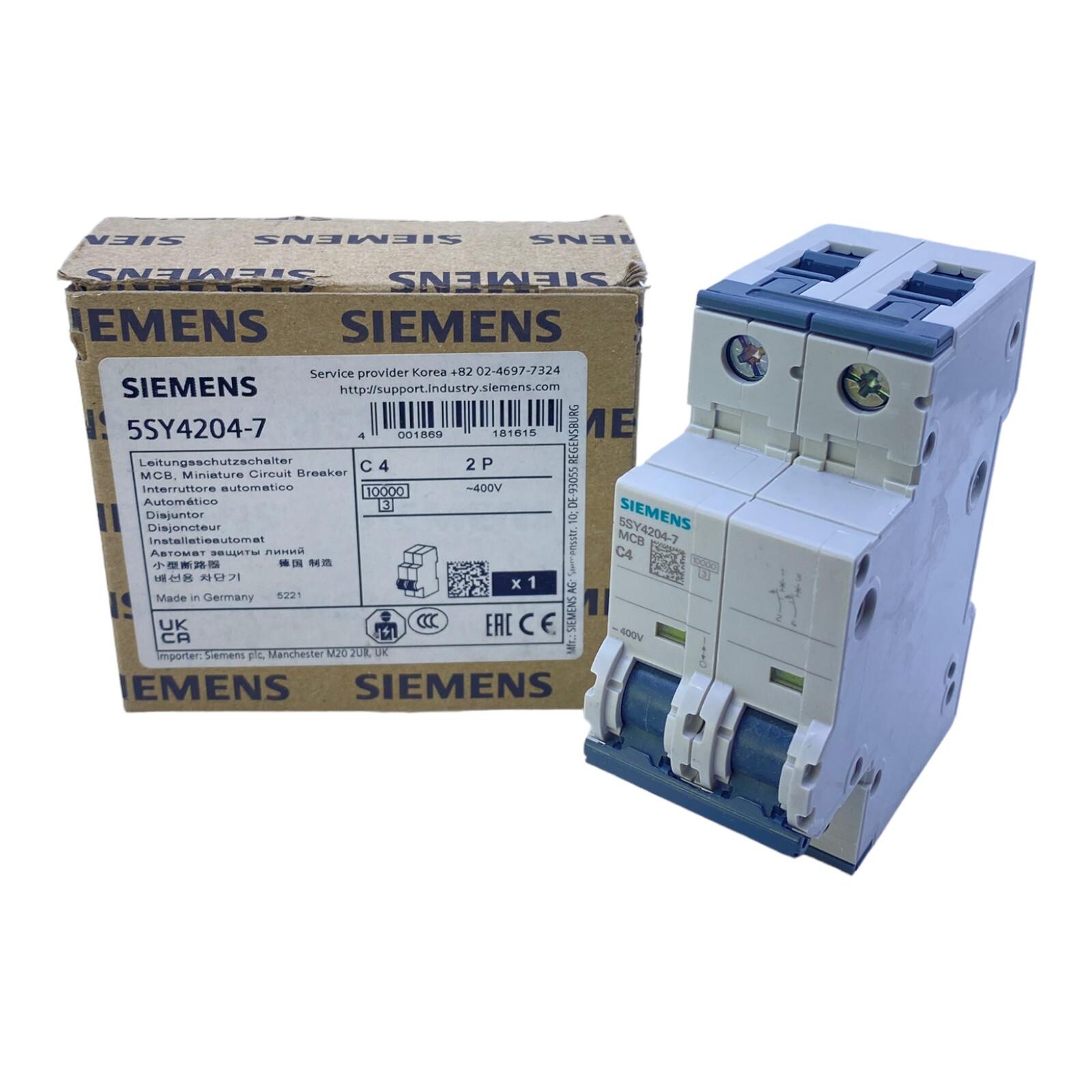 SUP PTOR 5SY4 2P 480V 4A 5K C-TRIP
