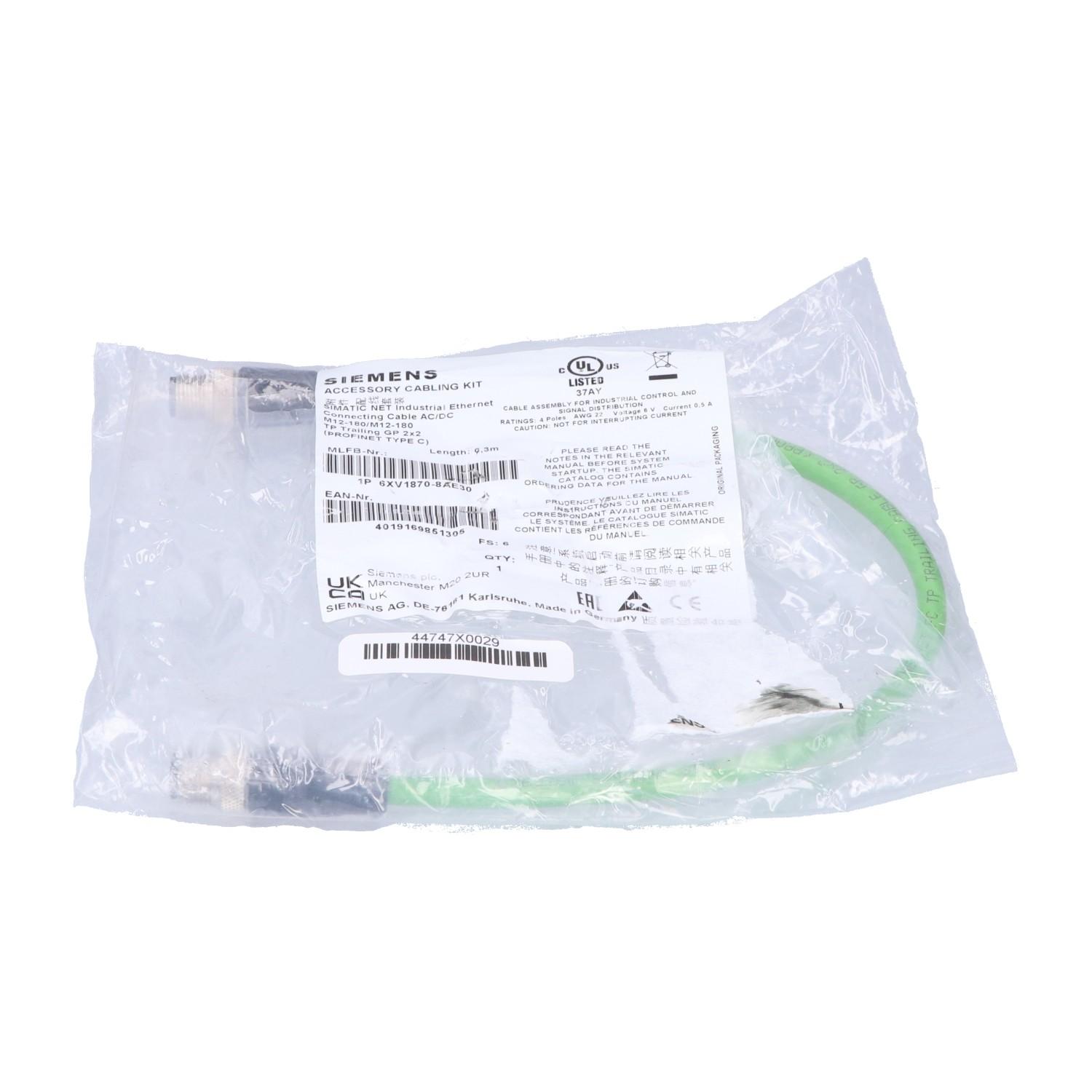 SIMATIC NET, IE CONNECTING CABLE, 0.3M
