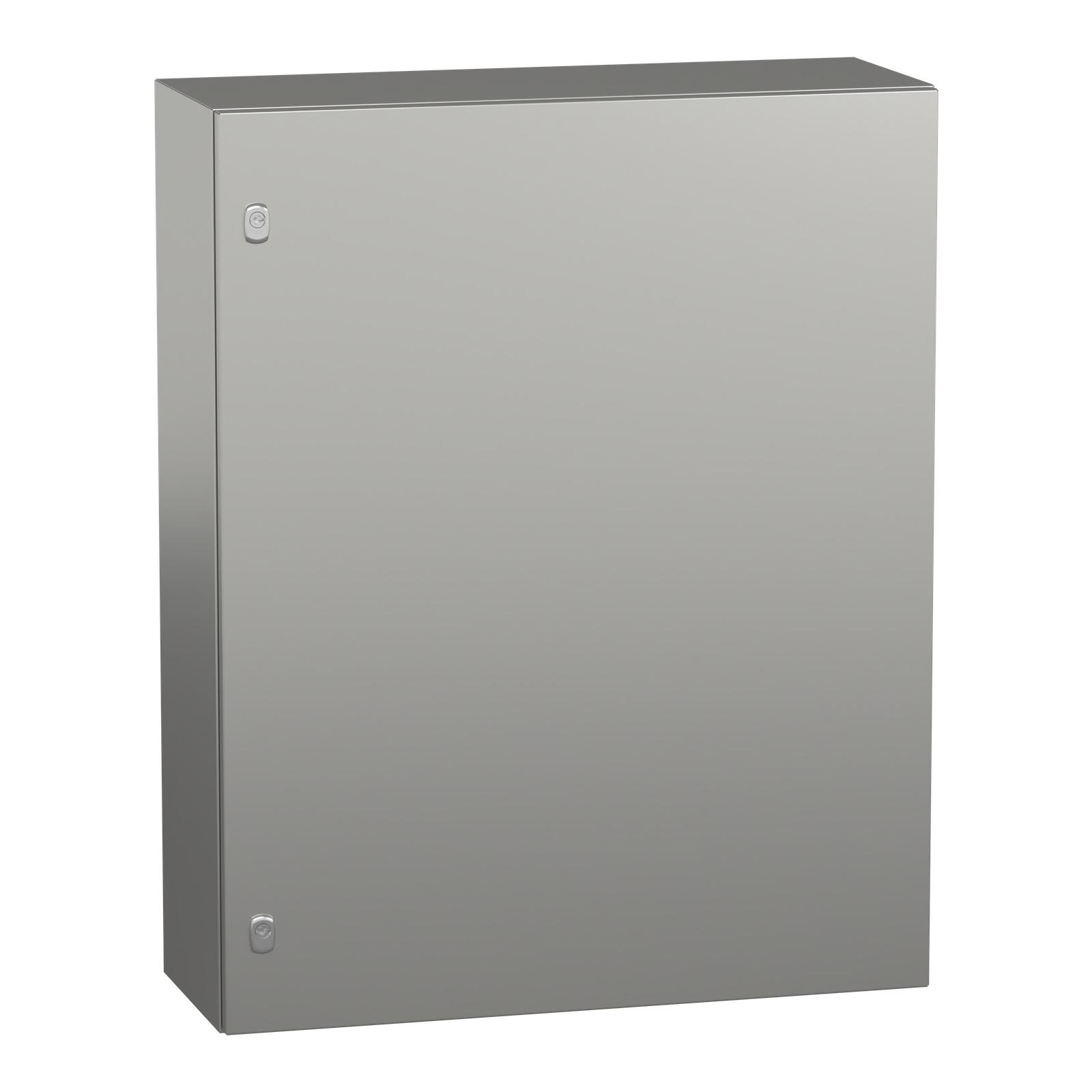 Wall mounted enclosure, Spacial S3X, stainless steel 316L, plain door, 1000x800x300mm, IP66