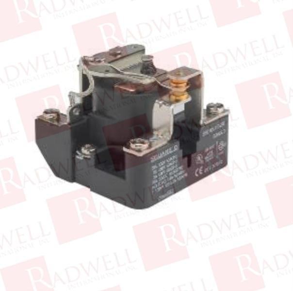 Power Relay, Type C, 2 HP, 30A resistive at 300 VAC, SPDT, 1 normally open and 1 normally closed contact, 480 VAC coil
