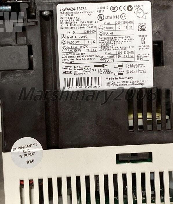SOFT START, 42A, 10/15/25HP, 120V, SCRW