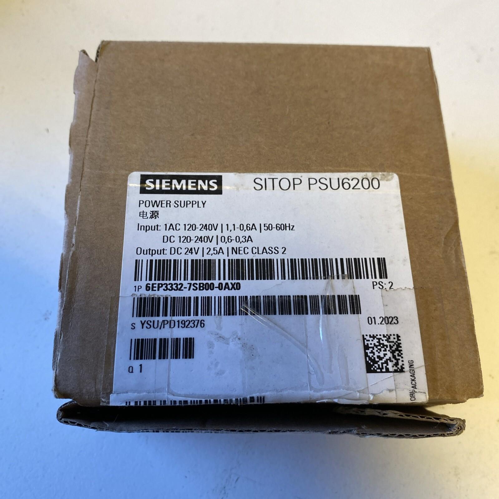 SITOP PSU6200 24 V/2.5 A