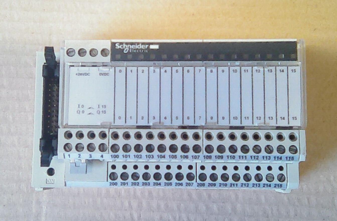 passive connection sub-base ABE7 - 16 inputs or outputs - Led