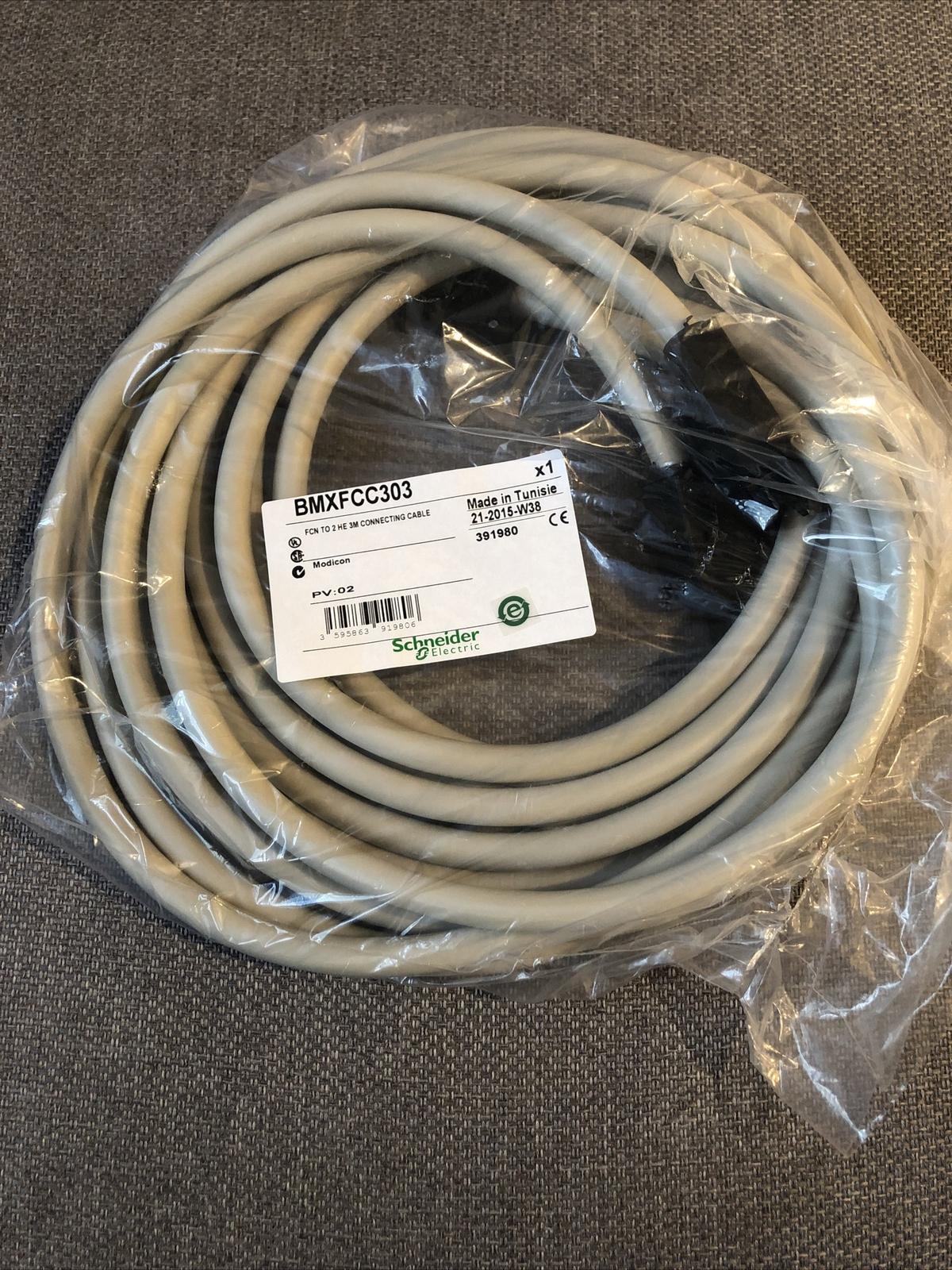 preformed cordset, Modicon M340, 40 way terminal, 2 x HE10 connector, 3m