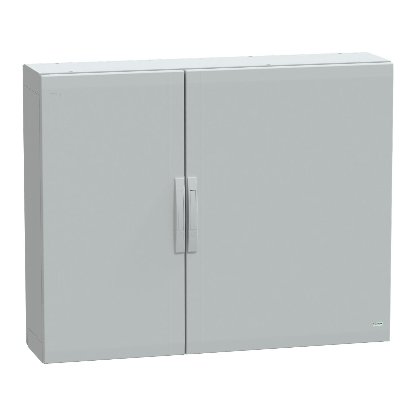 Floor standing polyester enclosure, Thalassa PLA, plain door, completely sealed, 1000x1250x320mm, IP65, IK10