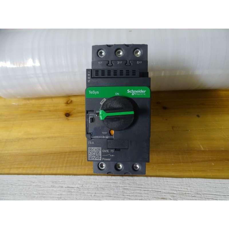 Motor circuit breaker, TeSys Deca, 3P, 73 A, magnetic, rotary handle, EverLink terminals