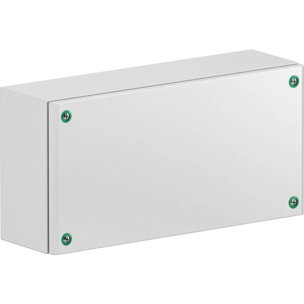 Metal industrial box plain door H200xW400xD120 IP66 IK10 RAL 7035