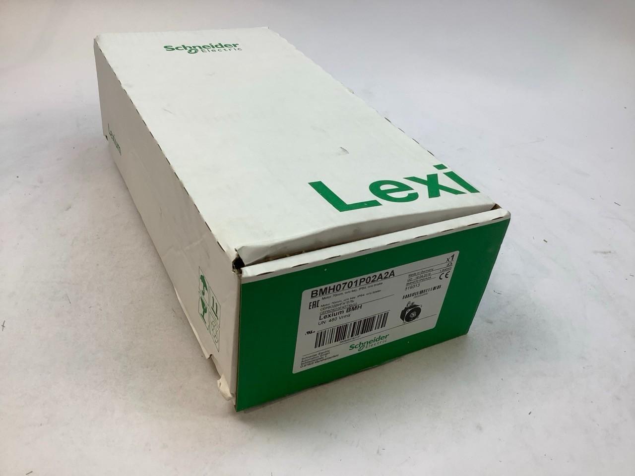 servo motor BMH, Lexium 32, 1.2Nm, 8000rpm, untapped shaft, without brake, IP54, 128 multiturn encoder