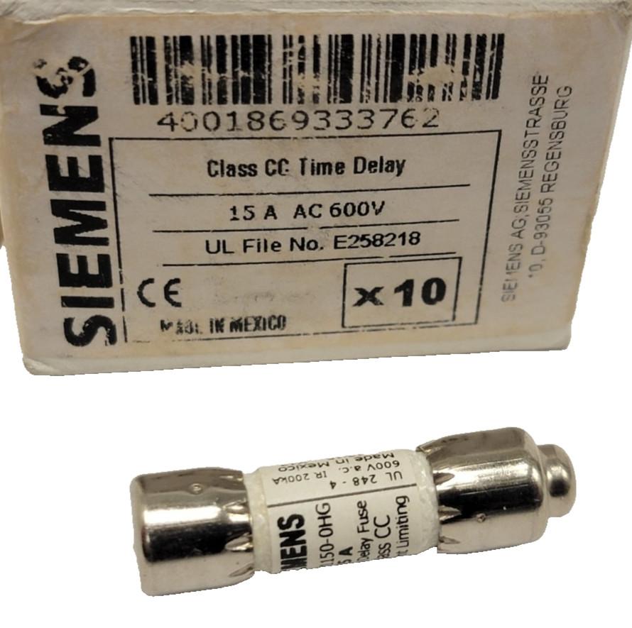 FUSE, CLASS CC, 15A, 600 VAC