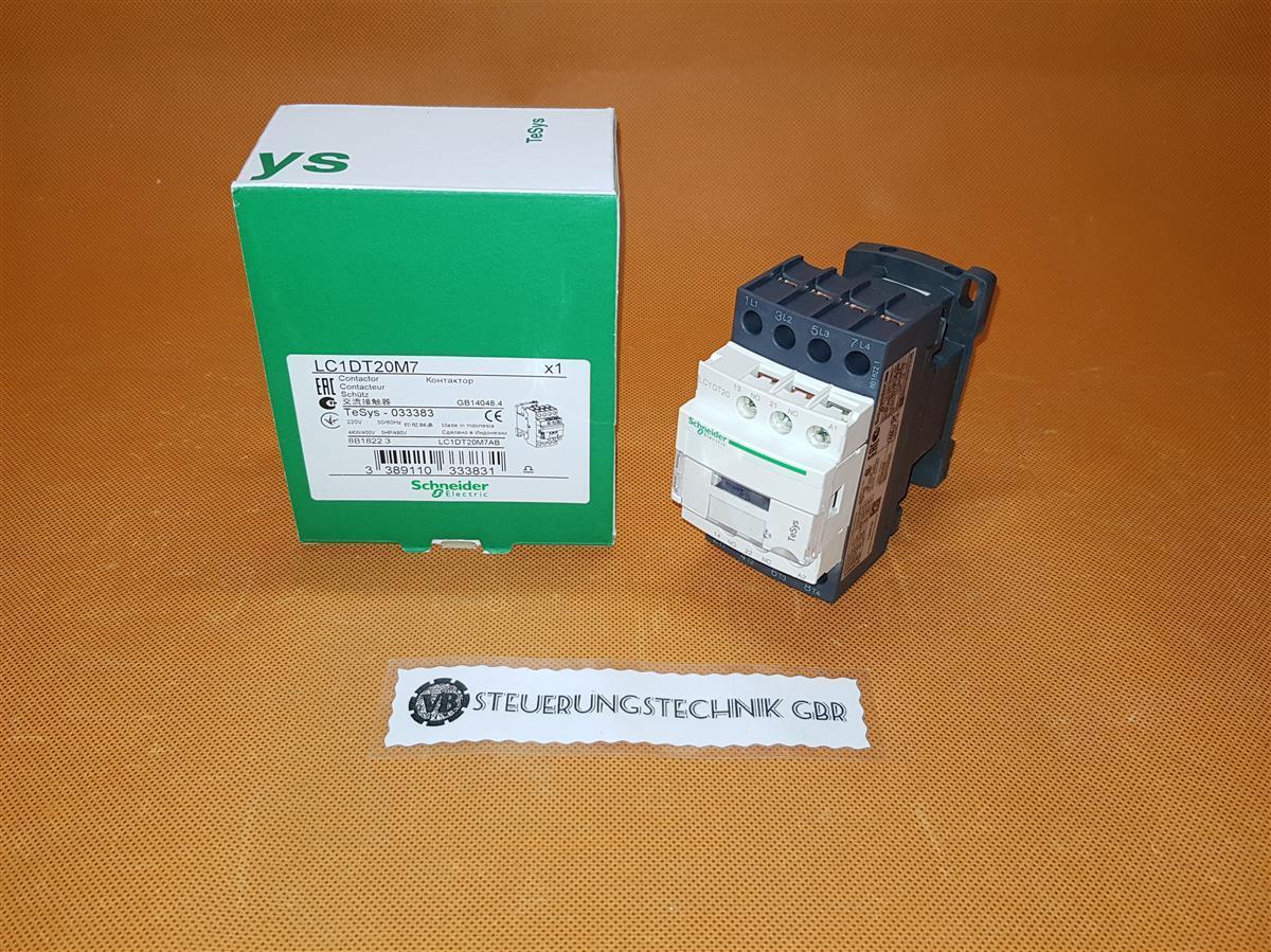 IEC contactor, TeSys Deca, nonreversing, 20A resistive, 4 pole, 4 NO, 220VAC 50/60Hz coil, open style
