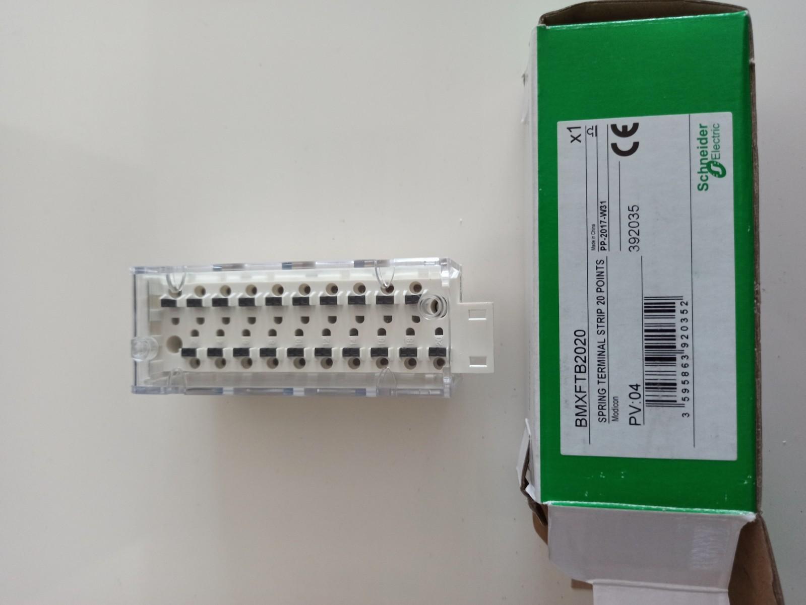 terminal block, Modicon X80, 20-pin removable spring, 1 x 0.34..1mm2