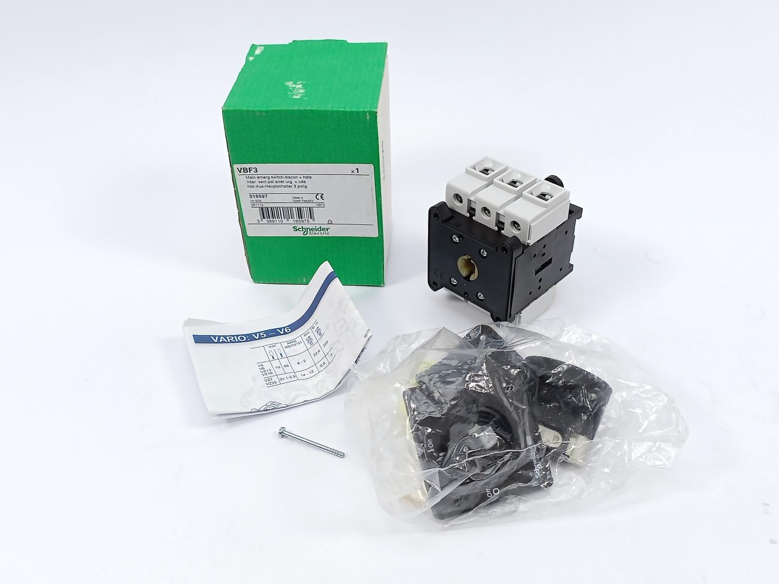 Switch disconnector,TeSys Control,for ON/OFF,63A,4 screws fixing,for mountingfor mounting on door