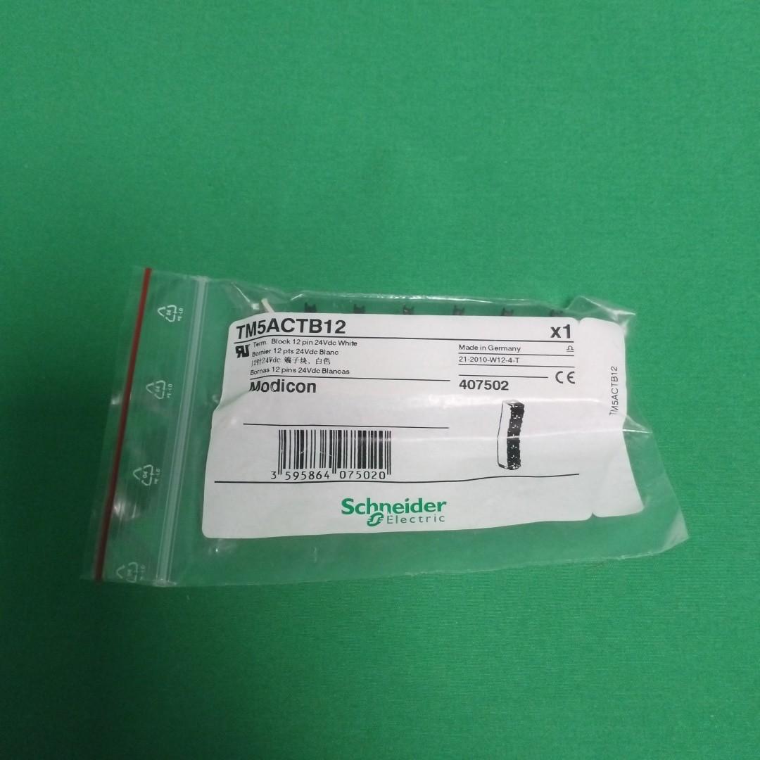 terminal block, Modicon TM5, 12 contacts, white, quantity 1