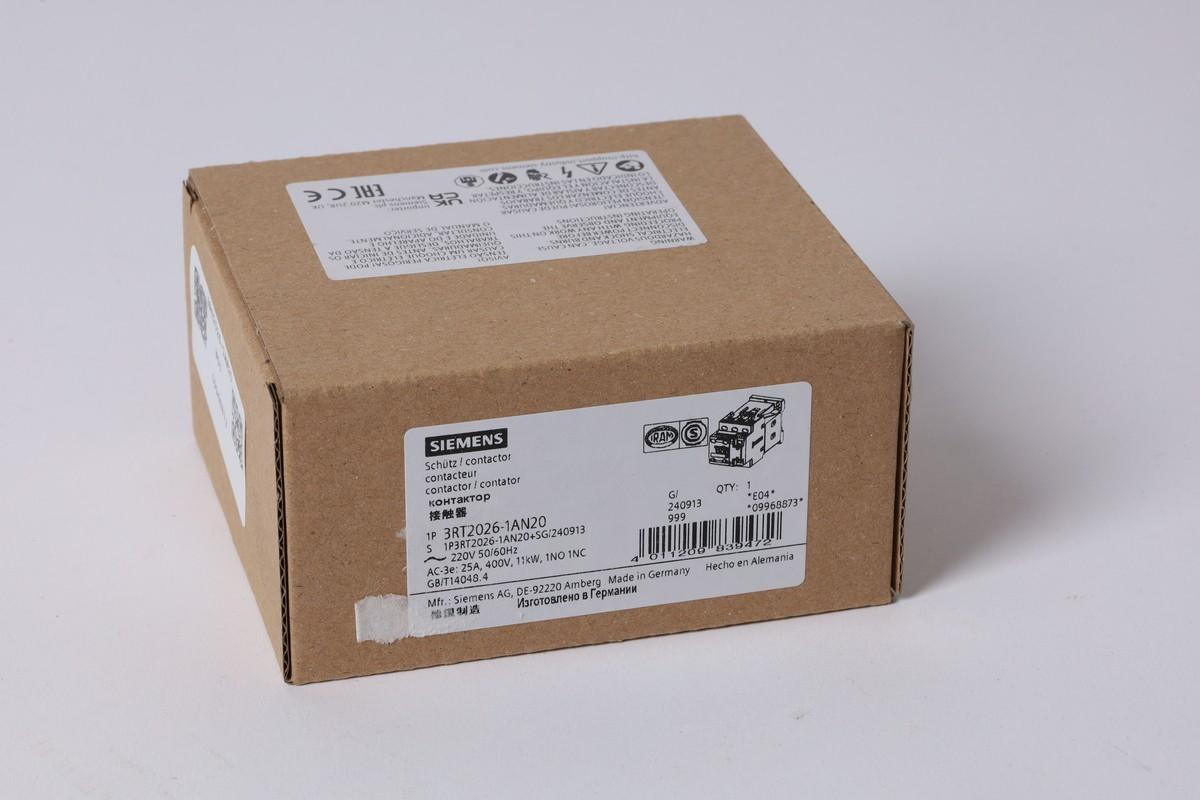 CONTACTOR S0 25A 220VAC 1NO/1NC SCRW