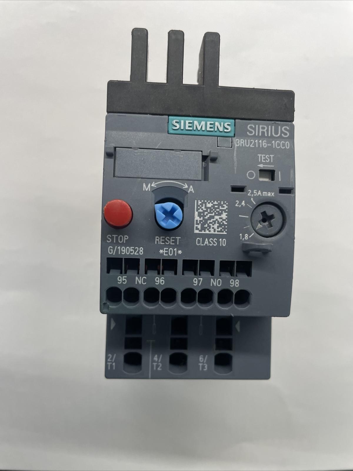 OVERLOAD RELAY CL10 S00 1.8-2.5A SPRNG