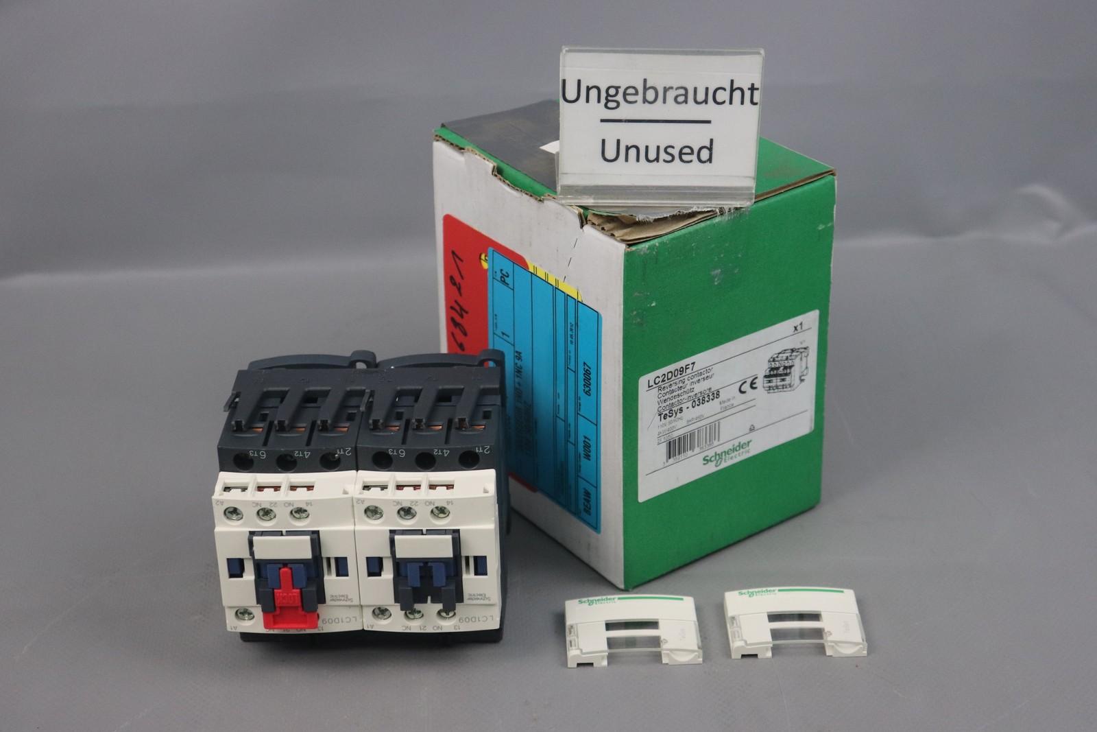 TeSys Deca reversing contactor - 3P(3 NO) - AC-3 - <= 440 V 9 A - 110 V AC coil